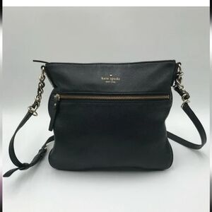 Kate Spade New York 'Cobble Hill - Ellen' leather crossbody bag in black pebbled